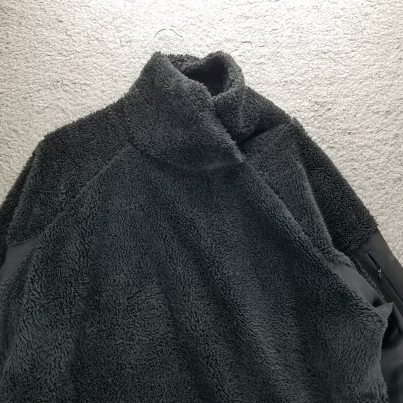 Nike Women's CJ5758-010 Sherpa Therma Fleece Training Sweater Size Small Black - Picture 5 of 9
